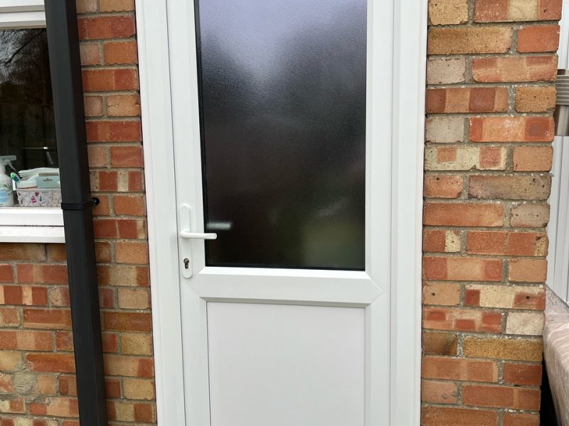 After back door - Blue Light Windows