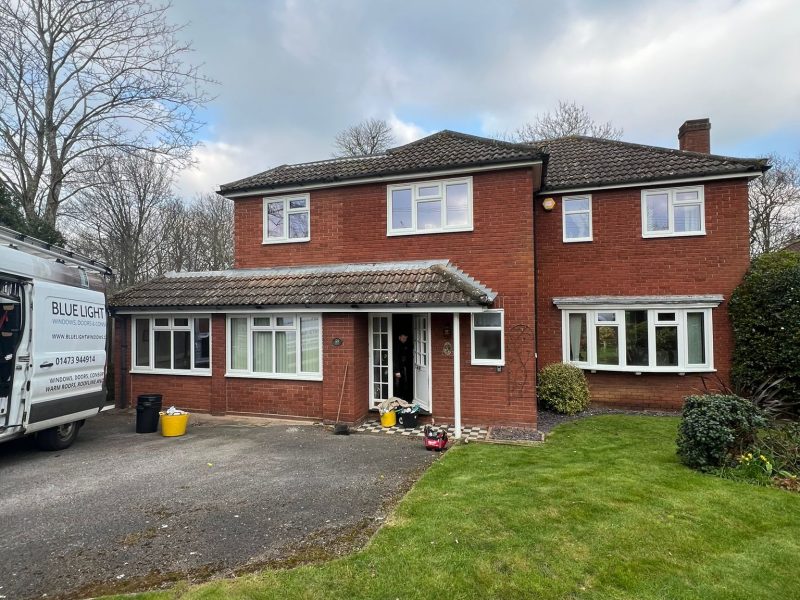 House with casement windows - Blue Light Windows