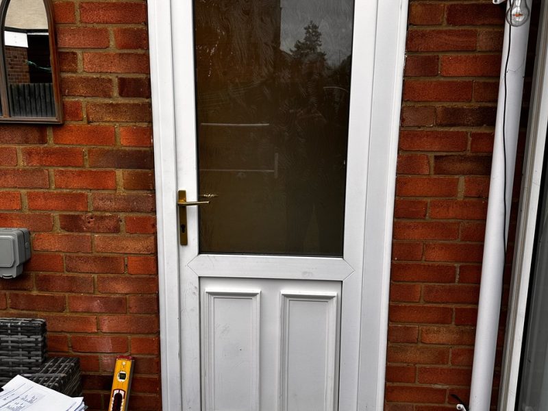 Back door before - Blue Light Windows