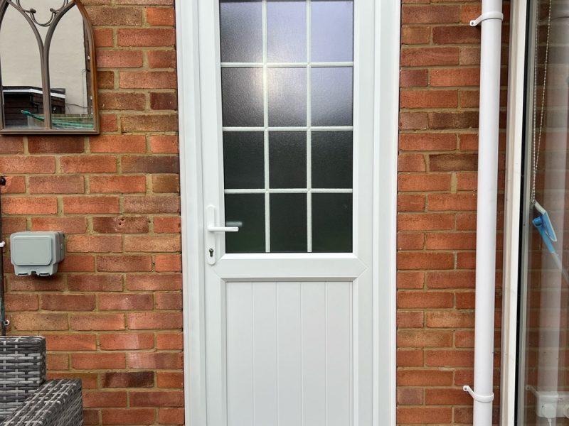 Back door after - Blue Light Windows